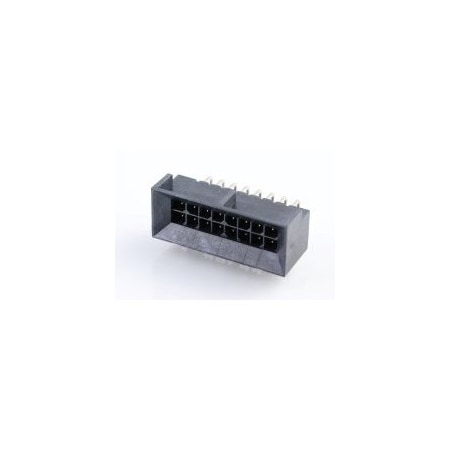 Molex MicroFit BMI RA DR Hdr Peg 15Au 16Ckt HF 44428-1682